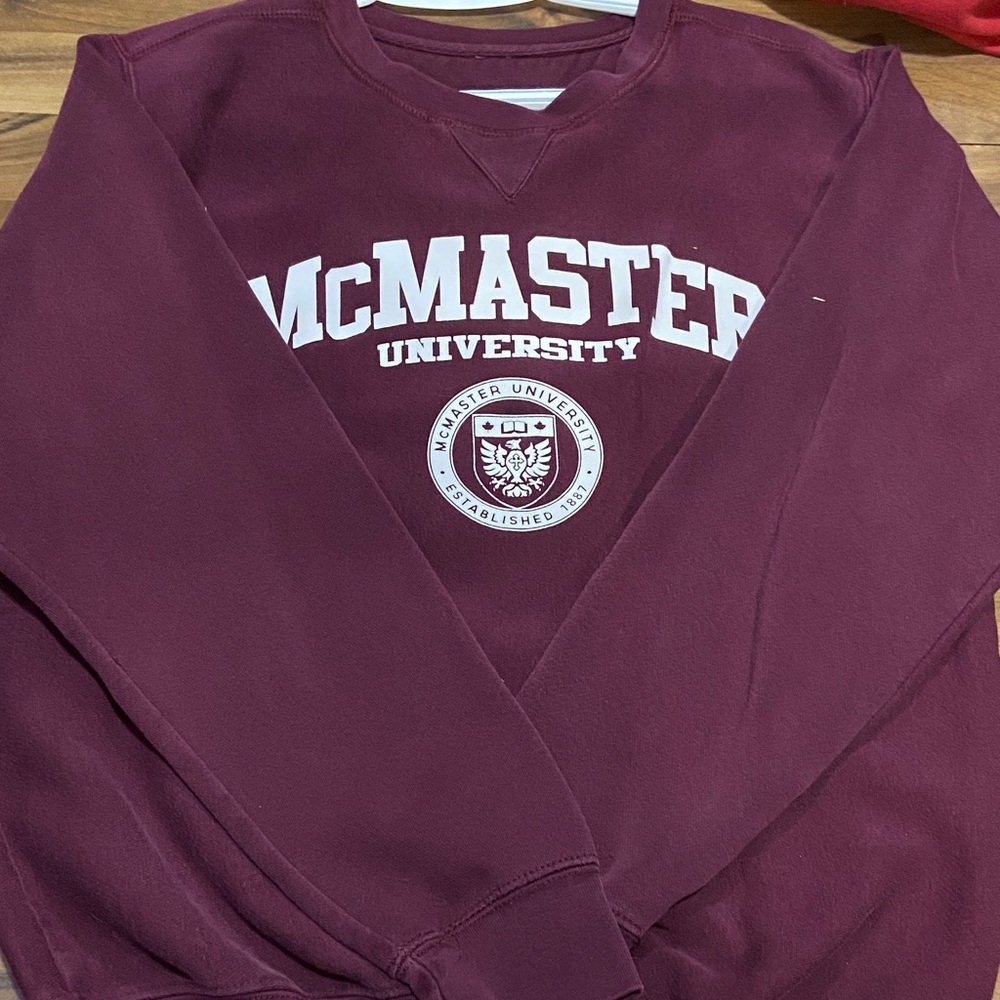 university sweatshirt
